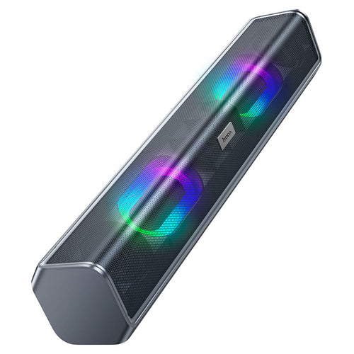 Hoco BS49 Desktop Wireless Speaker with RGB Light, Bluetooth, USB, AUX, TF Card & FM