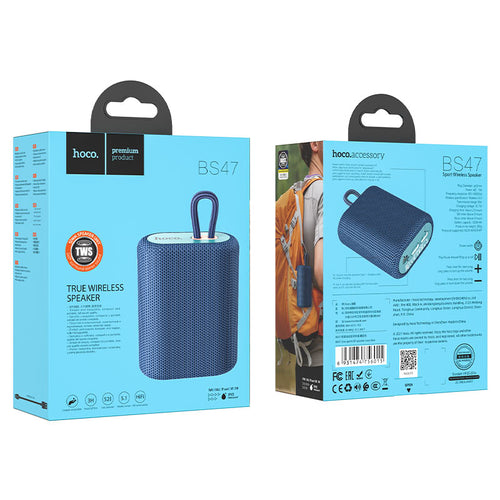 HOCO BS47 Uno Portable Bluetooth Speaker - Blue