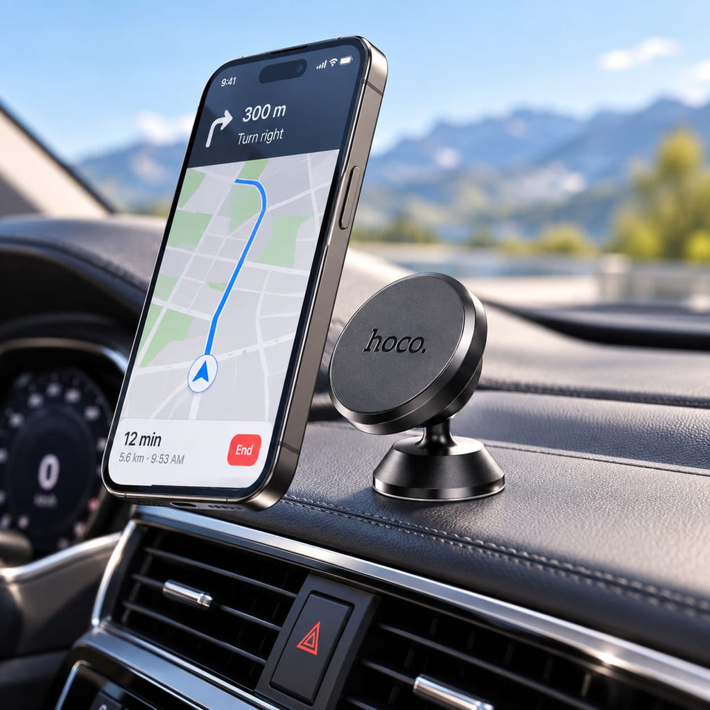 HOCO CA79 Magnetic Car Phone Holder – Dashboard Mount