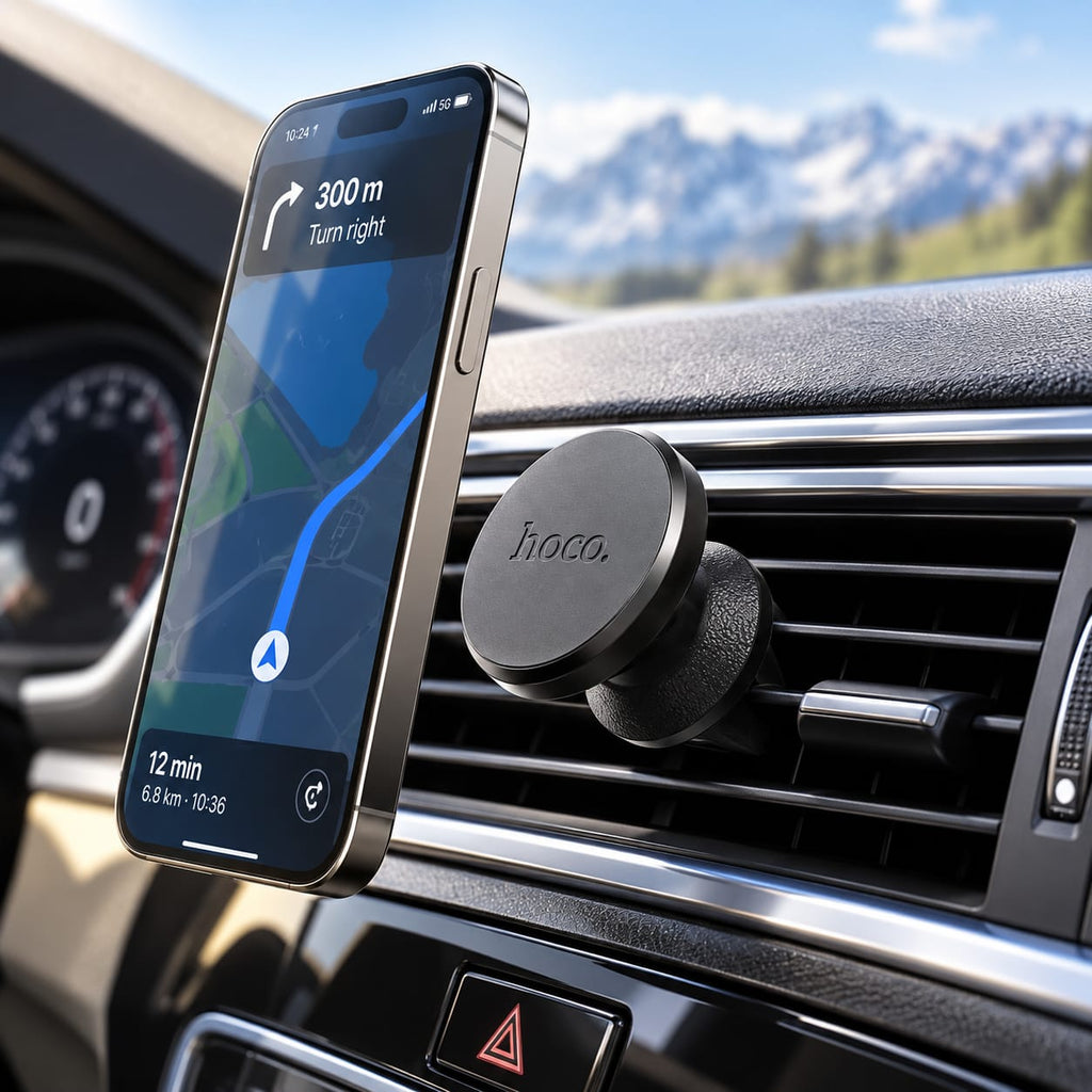 HOCO CA81 Magnetic Car Phone Holder – Air Vent Mount