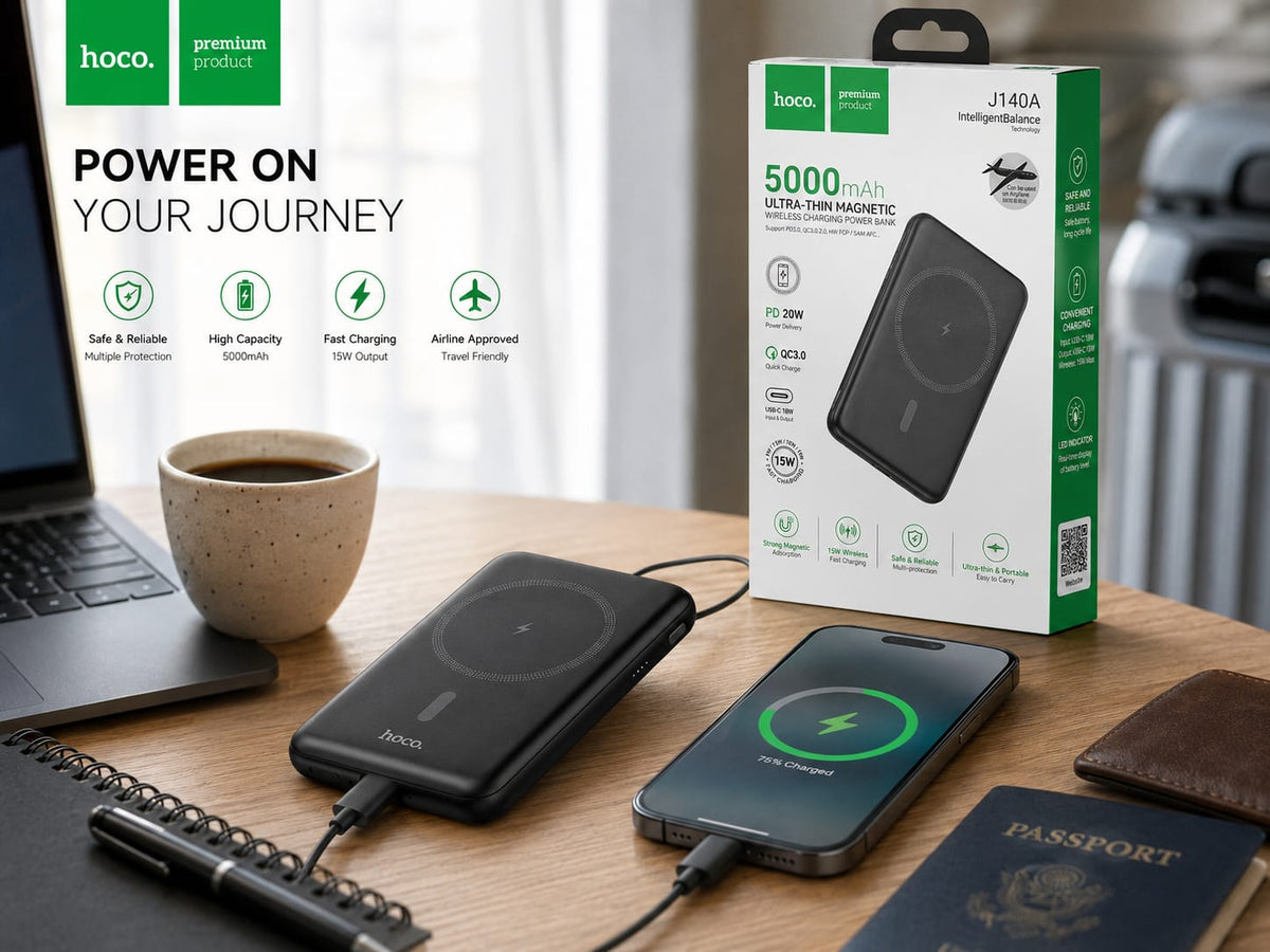 HOCO J140A 5000mAh Magnetic Power Bank