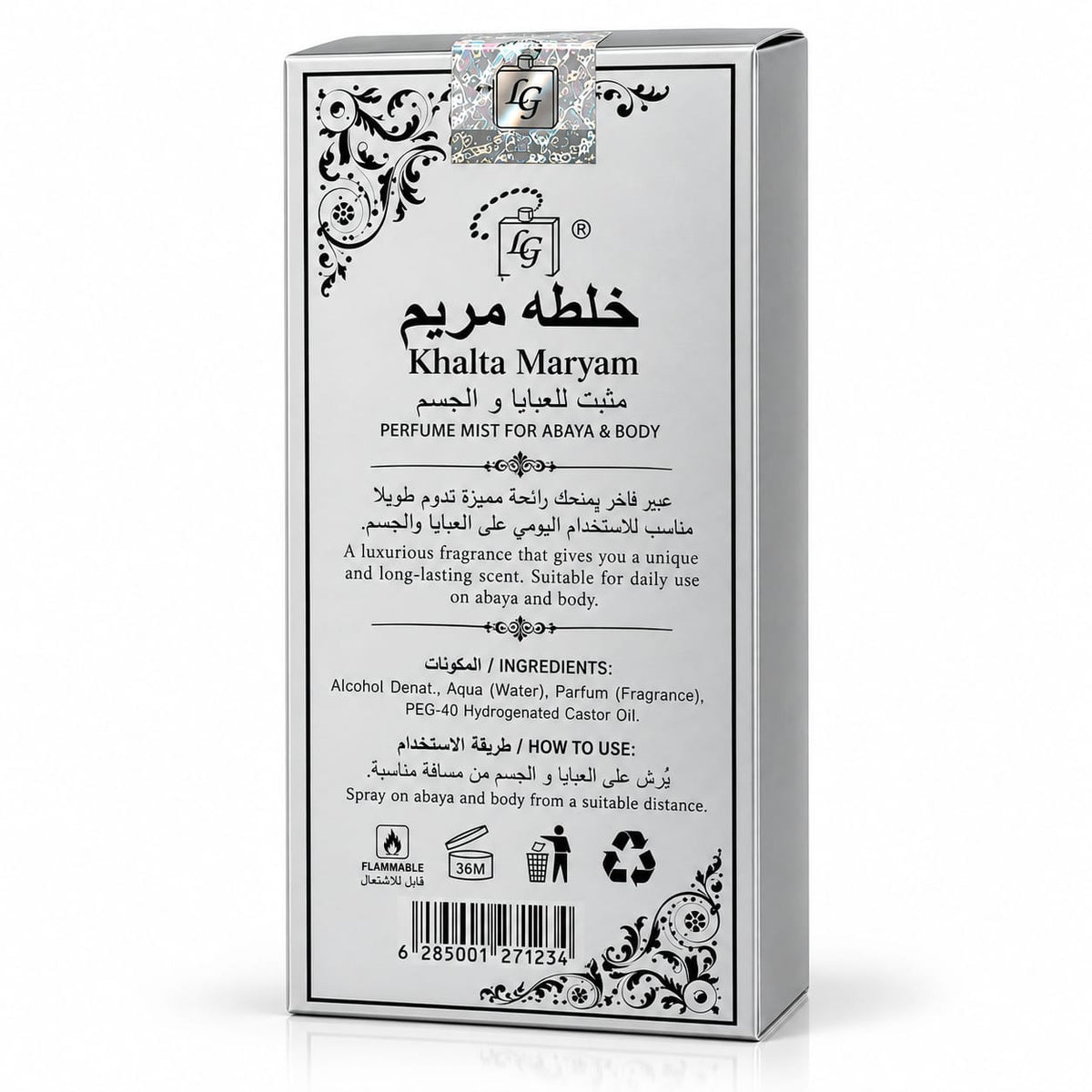 Khalta Maryam Alcohol-Free Perfume 100ML – Lulu Gallery