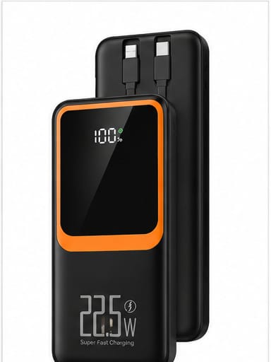 LEVINO N-52 20000mAh Power Bank 22.5W Fast Charging – Black