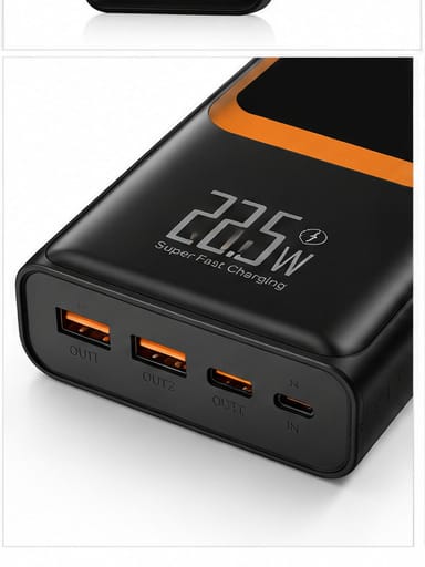 LEVINO N-52 20000mAh Power Bank 22.5W Fast Charging – Black