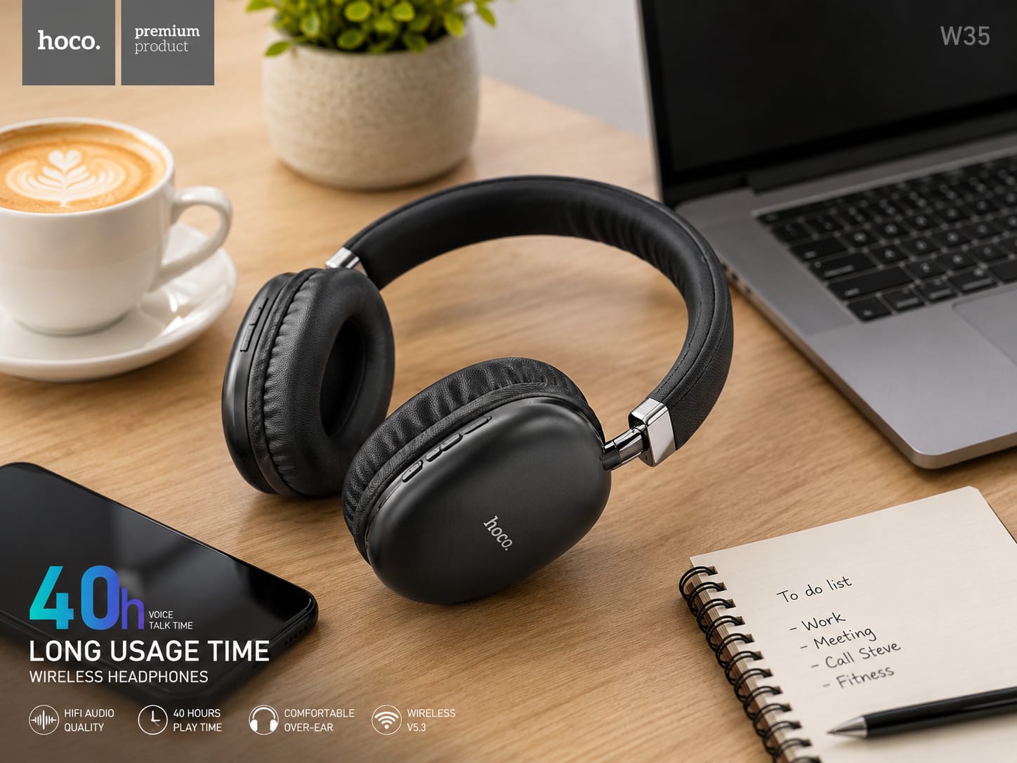 HOCO W35 Wireless Headphones