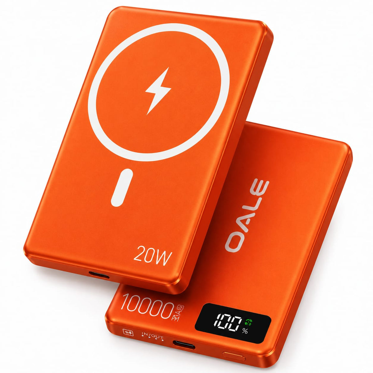 OALE iMagsafe Slim 5000mAh Ultra-Slim Magnetic Wireless Power Bank – 20W PD